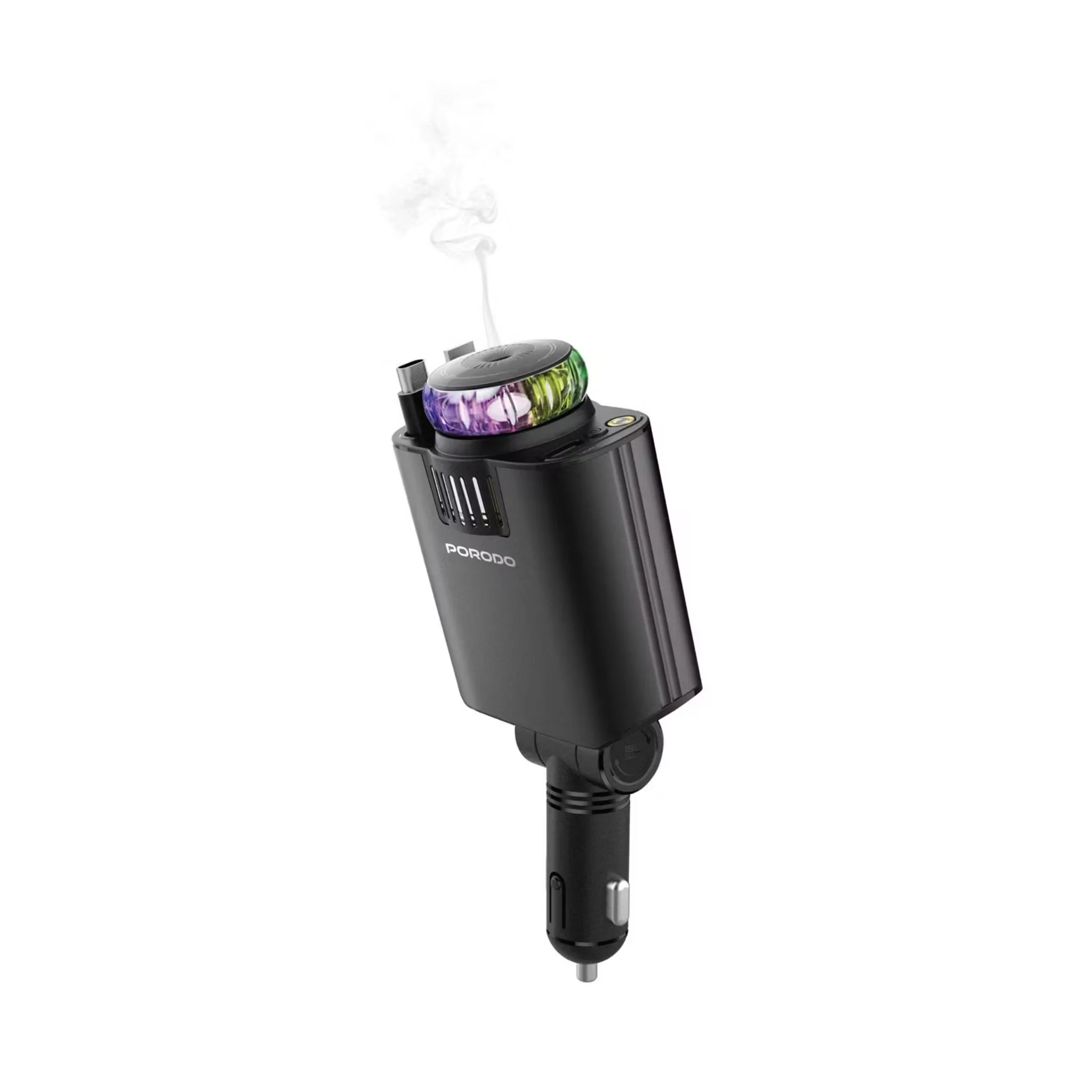 Desert brand Intelligent Car Aroma diffuser, a compact device designed to improve air quality and provide fragrance within a vehicle.