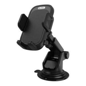 The Go-Des GD-HD692 is a 2-in-1 car phone holder designed for secure mounting on either the center console or windshield.